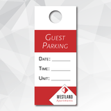 Guest Parking Hang Tags (Pack of 100)